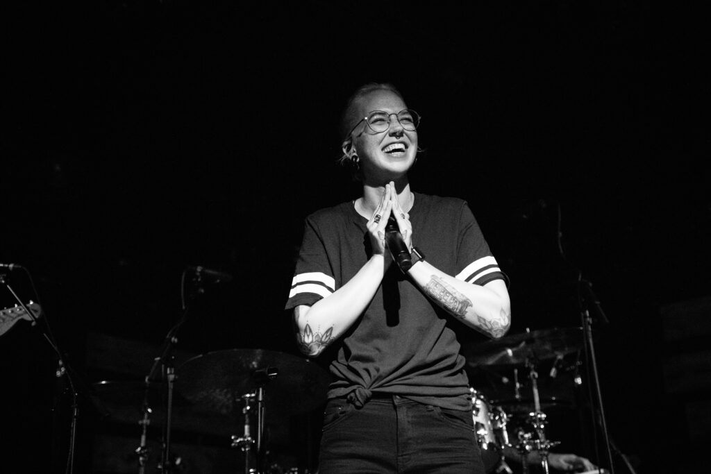 Schweizer Musikerin Stefanie Heinzmann während ihrer "All we need is love" Tour 2019 im Atelier in Luxemburg