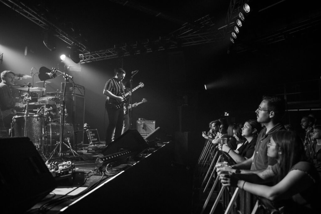 The Luxembourgish band The Cookie Jar Complot during a show at den Atelier