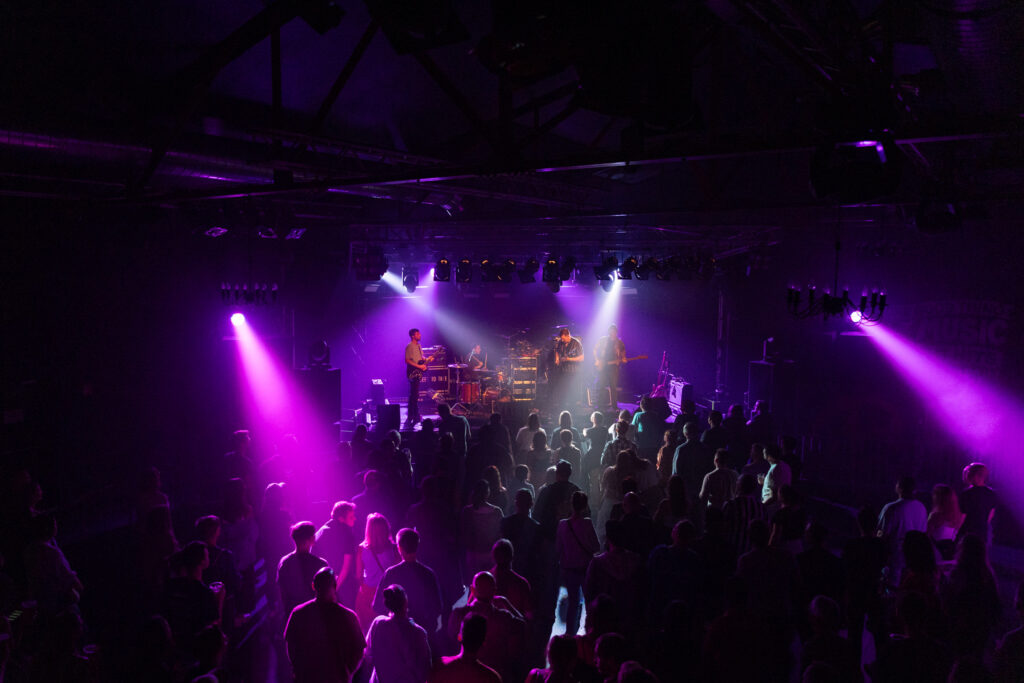 The Luxembourgish band The Cookie Jar Complot during a show at den Atelier