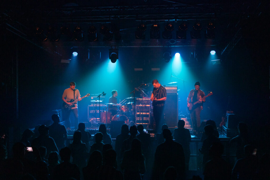 The Luxembourgish band The Cookie Jar Complot during a show at den Atelier