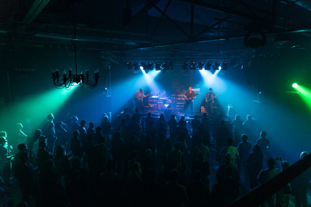 The Luxembourgish band The Cookie Jar Complot during a show at den Atelier