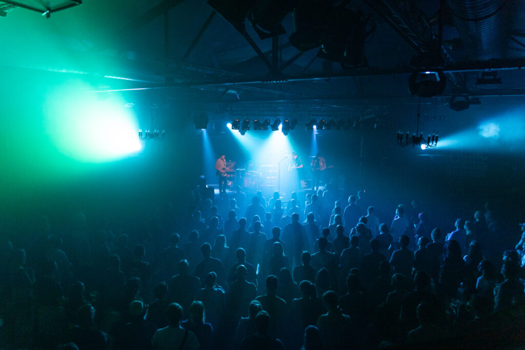 The Luxembourgish band The Cookie Jar Complot during a show at den Atelier