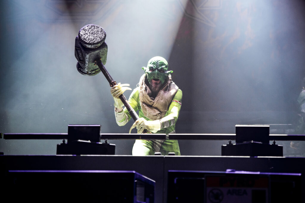 Gloryhammer during their show at the Rockhal in Luxembourg in 2019