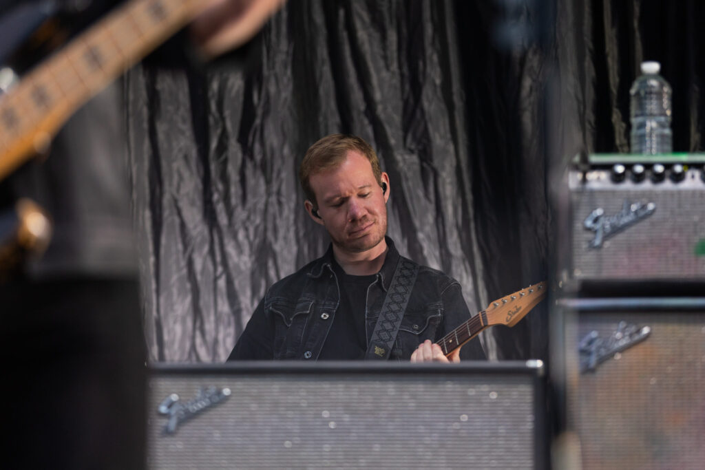 Deutsche Pop-Rock-Band Silbermond bei einem Open Air Konzert in neimënster in Luxemburg