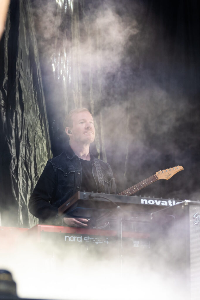 Deutsche Pop-Rock-Band Silbermond bei einem Open Air Konzert in neimënster in Luxemburg