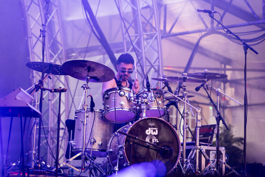 Sérgio Manique, drummer for Joel Marques, Krick and Tali at Echterlive Music Festival