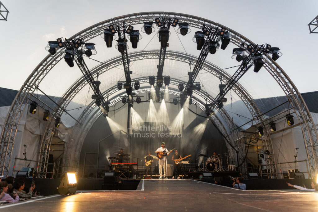 Joel Marques, third placed participant in the Luxembourg Song Contest 2024, live at Echterlive Music Festival in Echternach