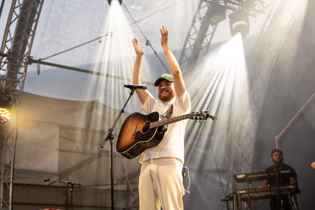 Joel Marques, third placed participant in the Luxembourg Song Contest 2024, live at Echterlive Music Festival in Echternach