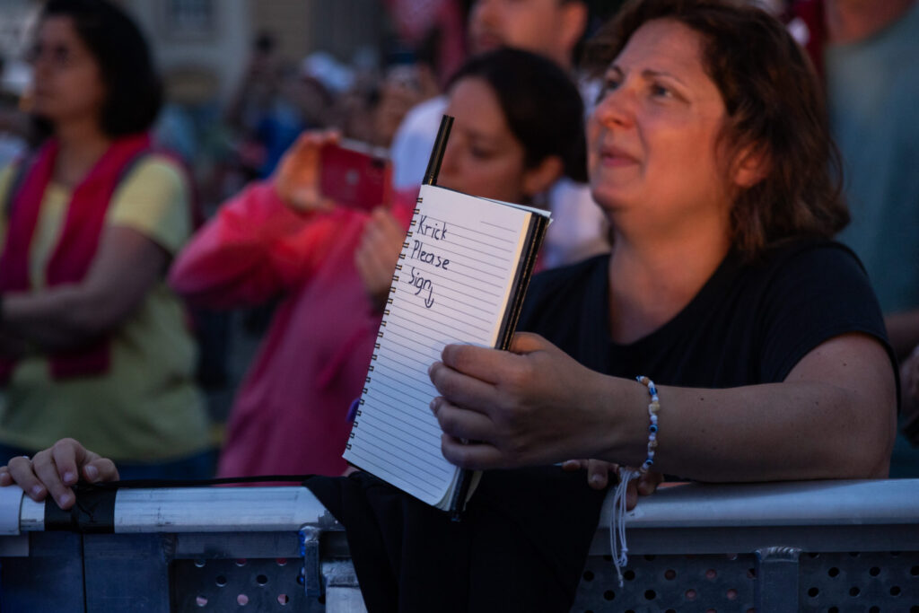 Christine Heitz aka Krick, second placed participant in the Luxembourg Song Contest 2024, live at Echterlive Music Festival in Echternach