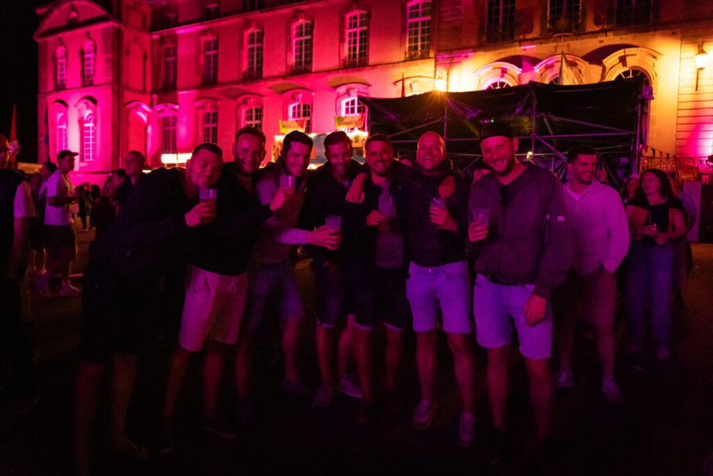 Luxembourgish musician Maale Gars on stage at Echterlive Music Festival