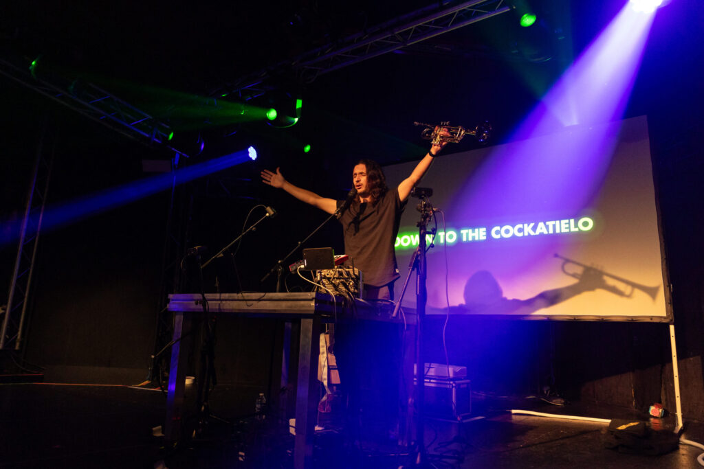 The Kiffness performing "Kookee Kookee" at den Atelier in Luxembourg, September 2024