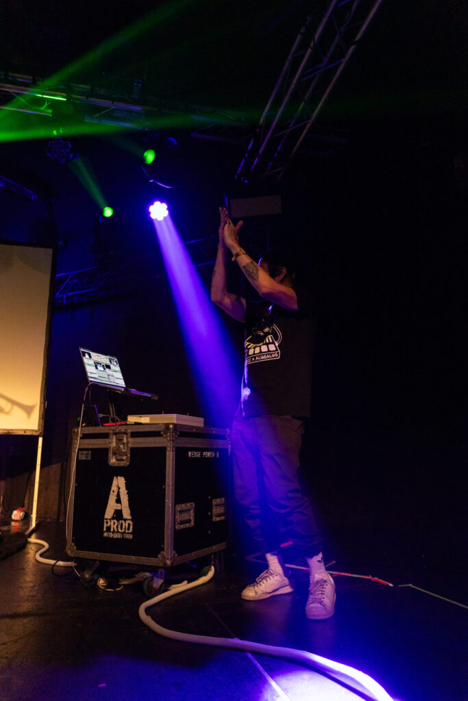 The Kiffness performing "Kookee Kookee" at den Atelier in Luxembourg, September 2024