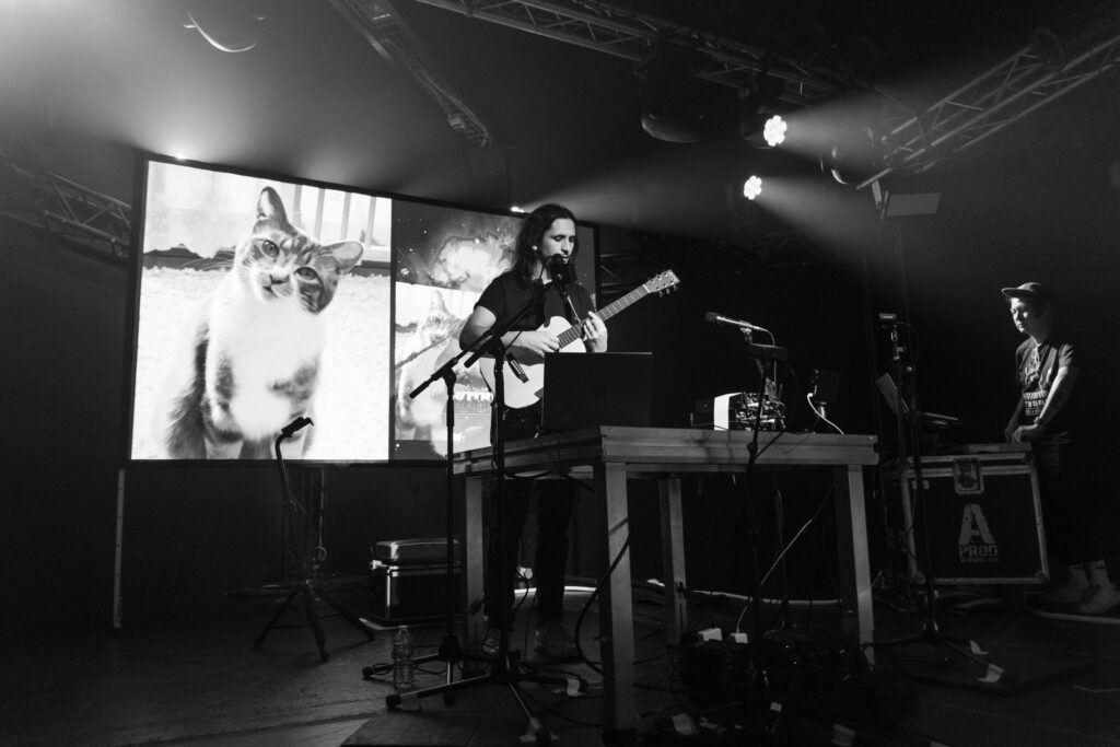 The Kiffness performing "Ha Hee" at den Atelier in Luxembourg, September 2024