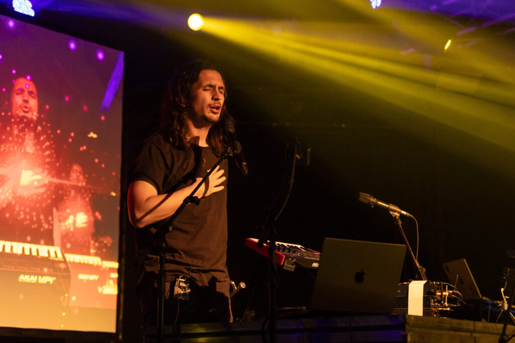 The Kiffness performing "Ha Hee" at den Atelier in Luxembourg, September 2024