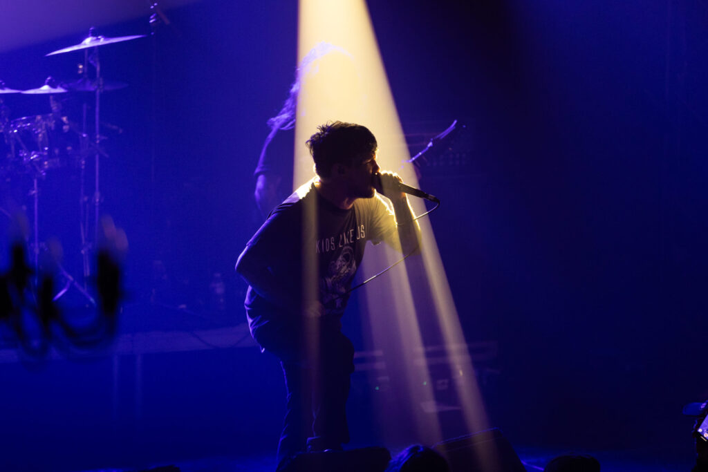 Kyle Medina, vocalist for Bodysnatcher, at den Atelier in Luxembourg