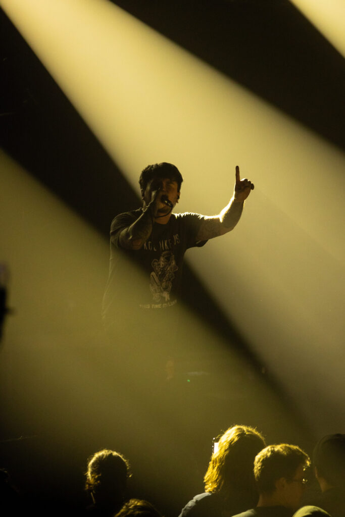 Kyle Medina, vocalist for Bodysnatcher, at den Atelier in Luxembourg