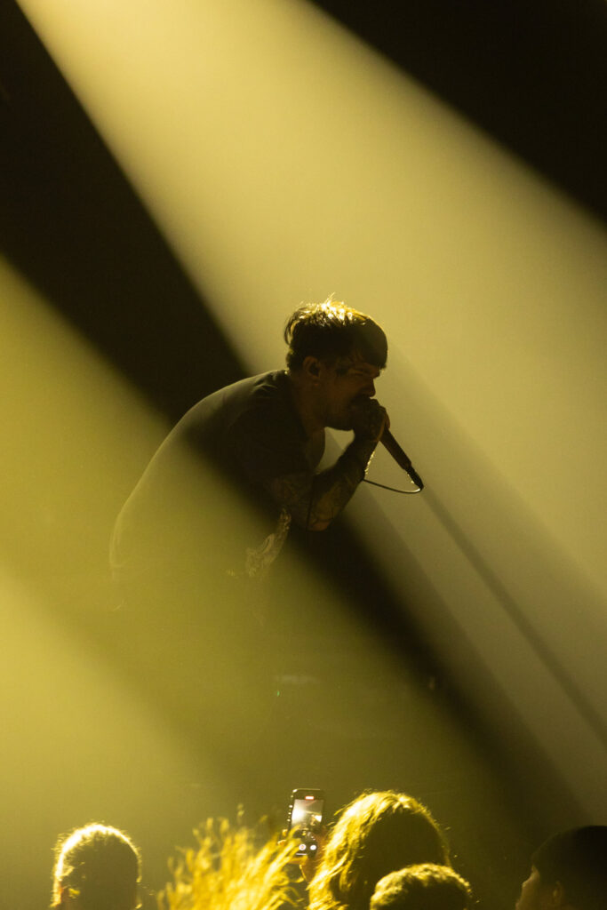 Kyle Medina, vocalist for Bodysnatcher, at den Atelier in Luxembourg