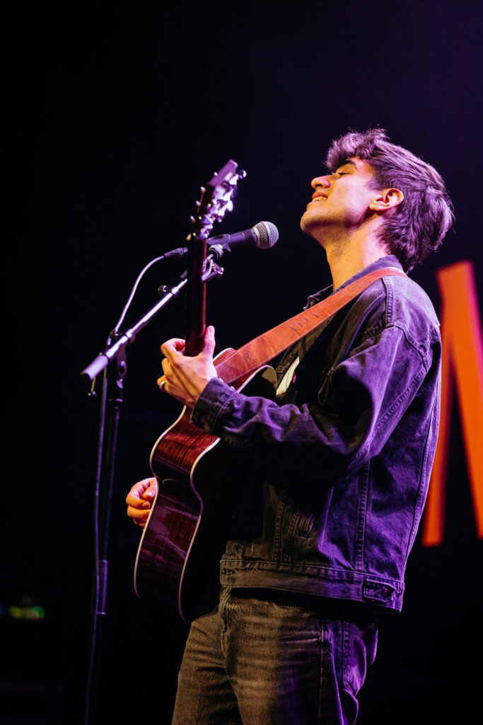 Deutscher Sänger Myle live in Luxemburg, on tour mit Kamrad