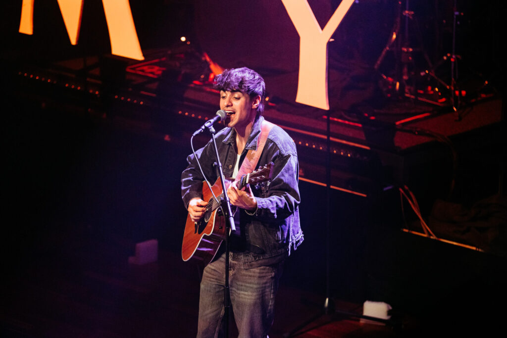 Deutscher Sänger Myle live in Luxemburg, on tour mit Kamrad